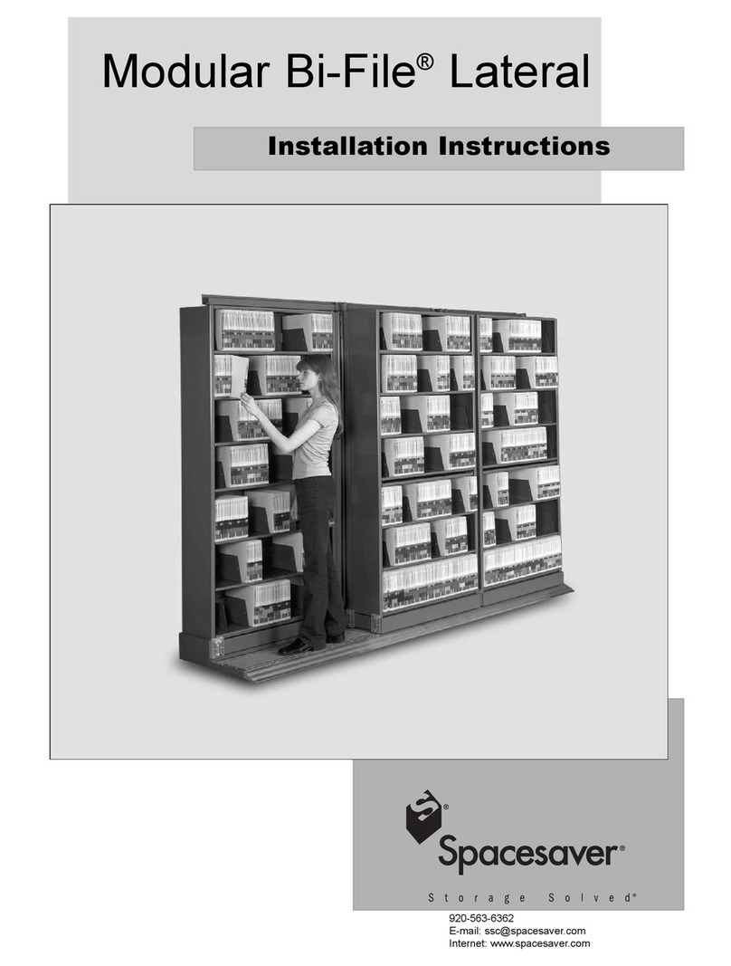 Spacesaver Modular Bi-File Lateral installation instructions Spacesaver Modular Bi-File Lateral installation instructions
