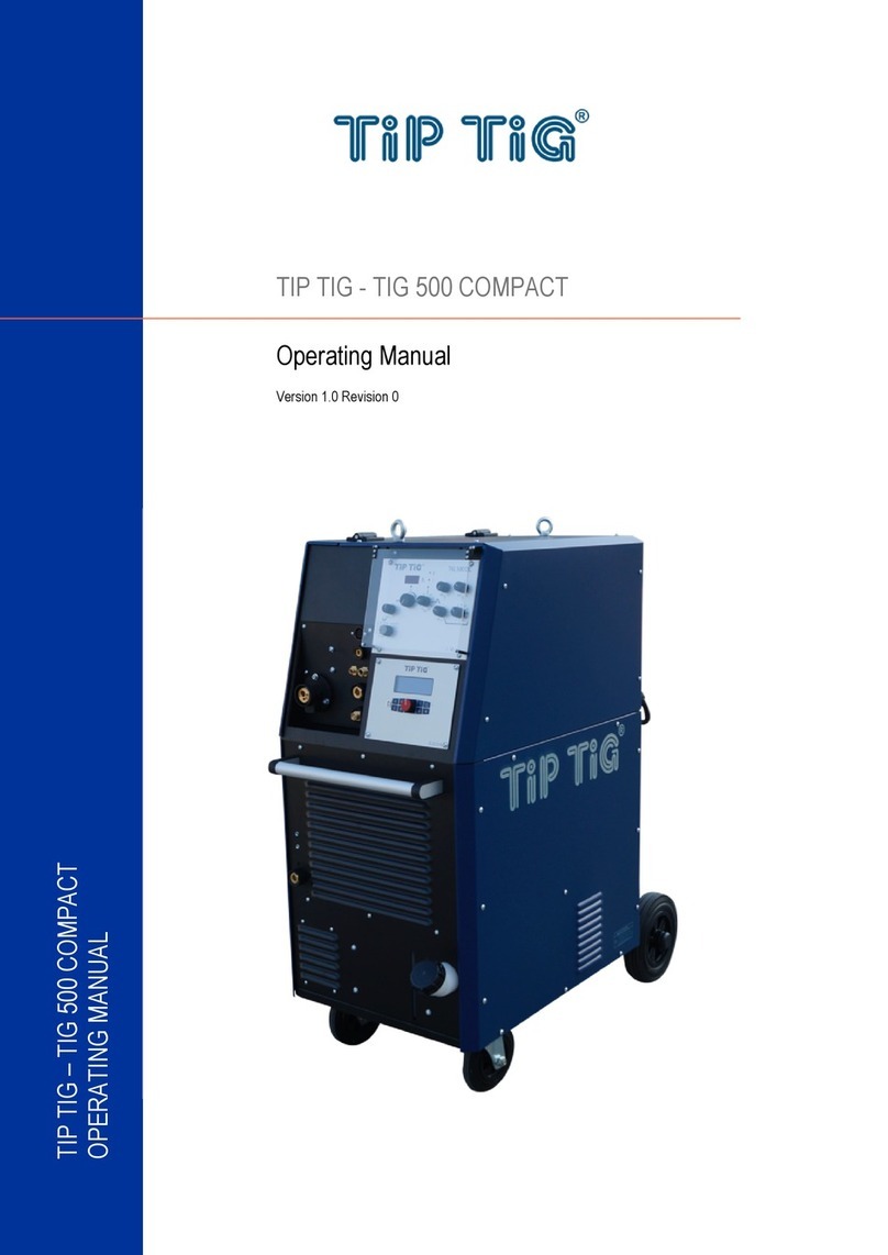 TIP TIG TIG 500 COMPACT operating manual