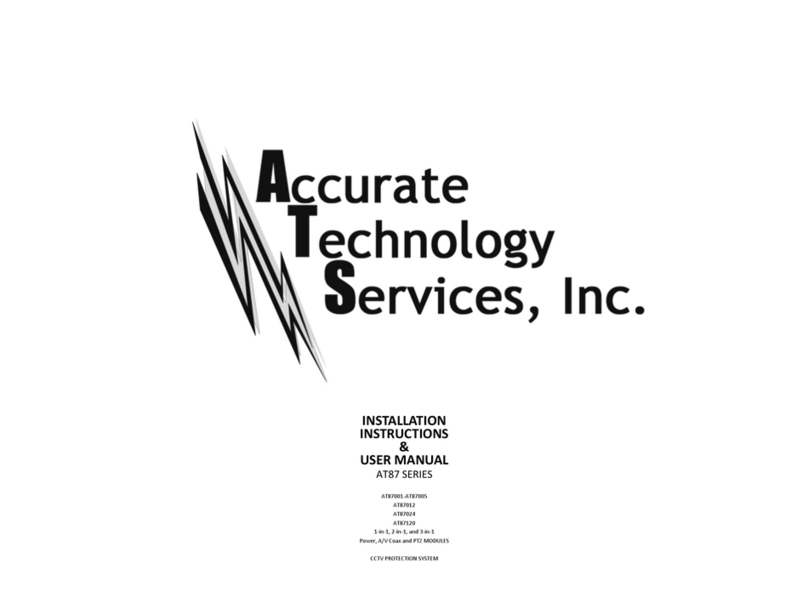 ATS AT87 Series Installation instructions & user manual
