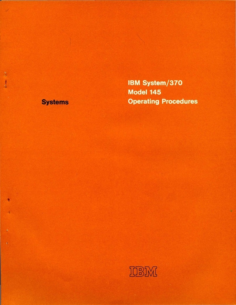 IBM System/370 145 Operating procedures