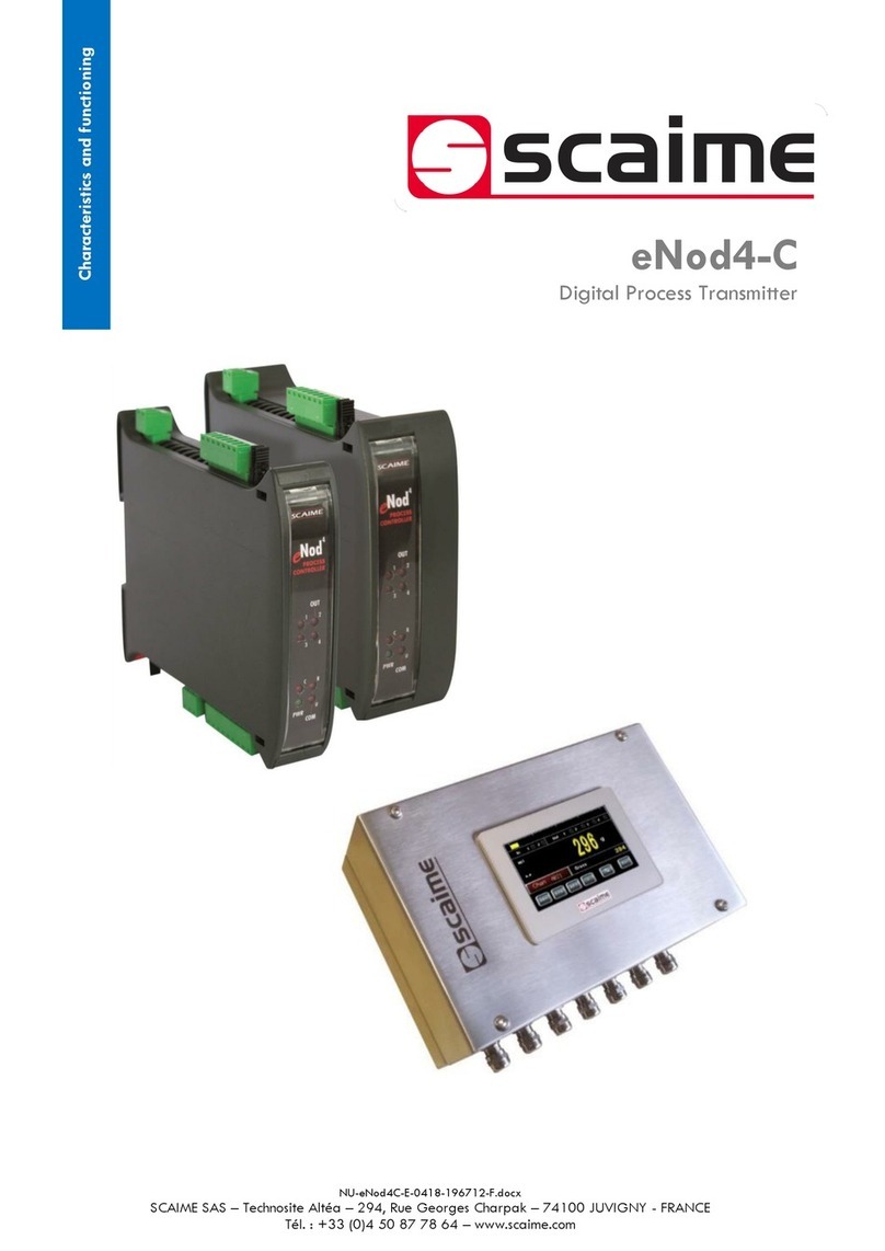 Scaime eNod4-C BOX User manual