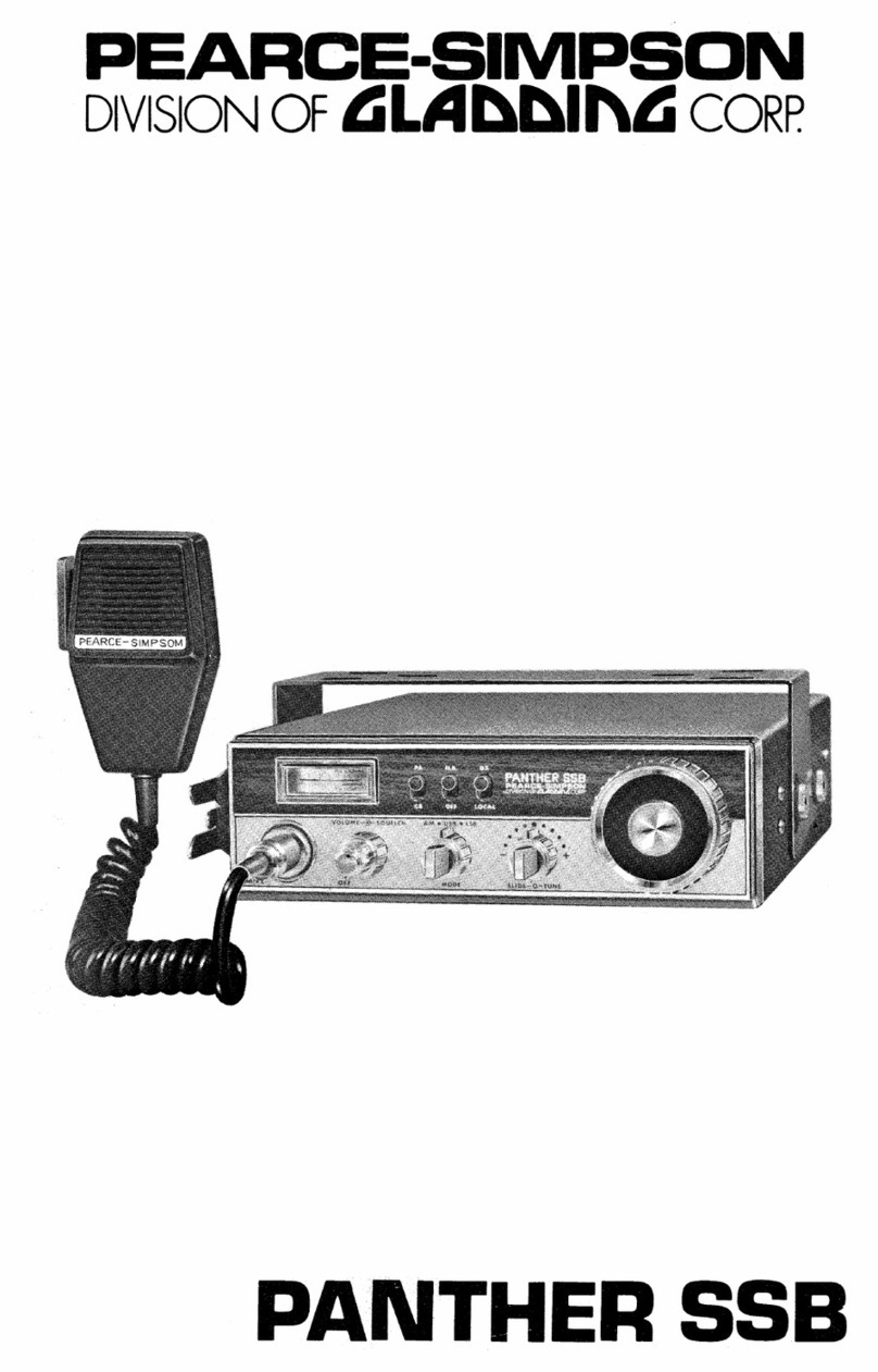 Pearce Simpson PANTHER SSB operating instructions