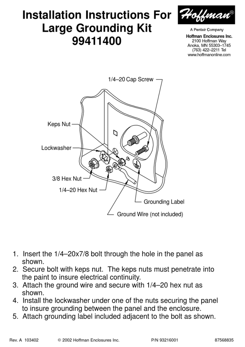 Hoffman 99411400 installation instructions
