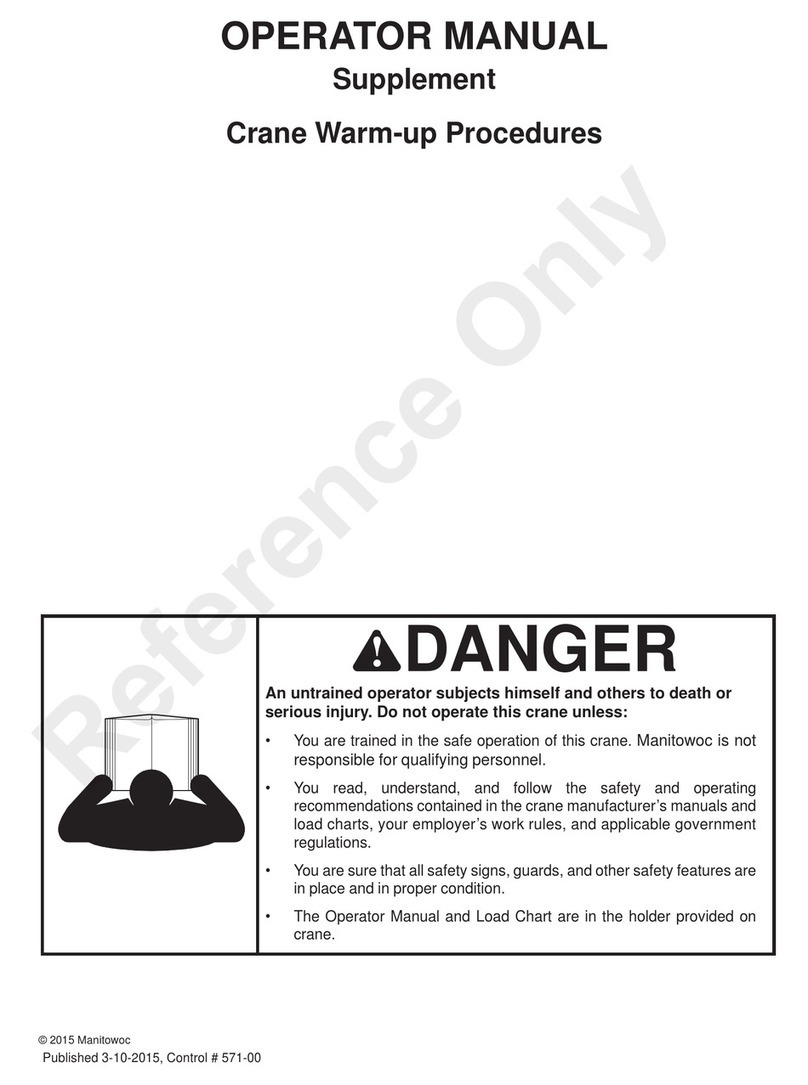 Manitowoc 500E2 User manual