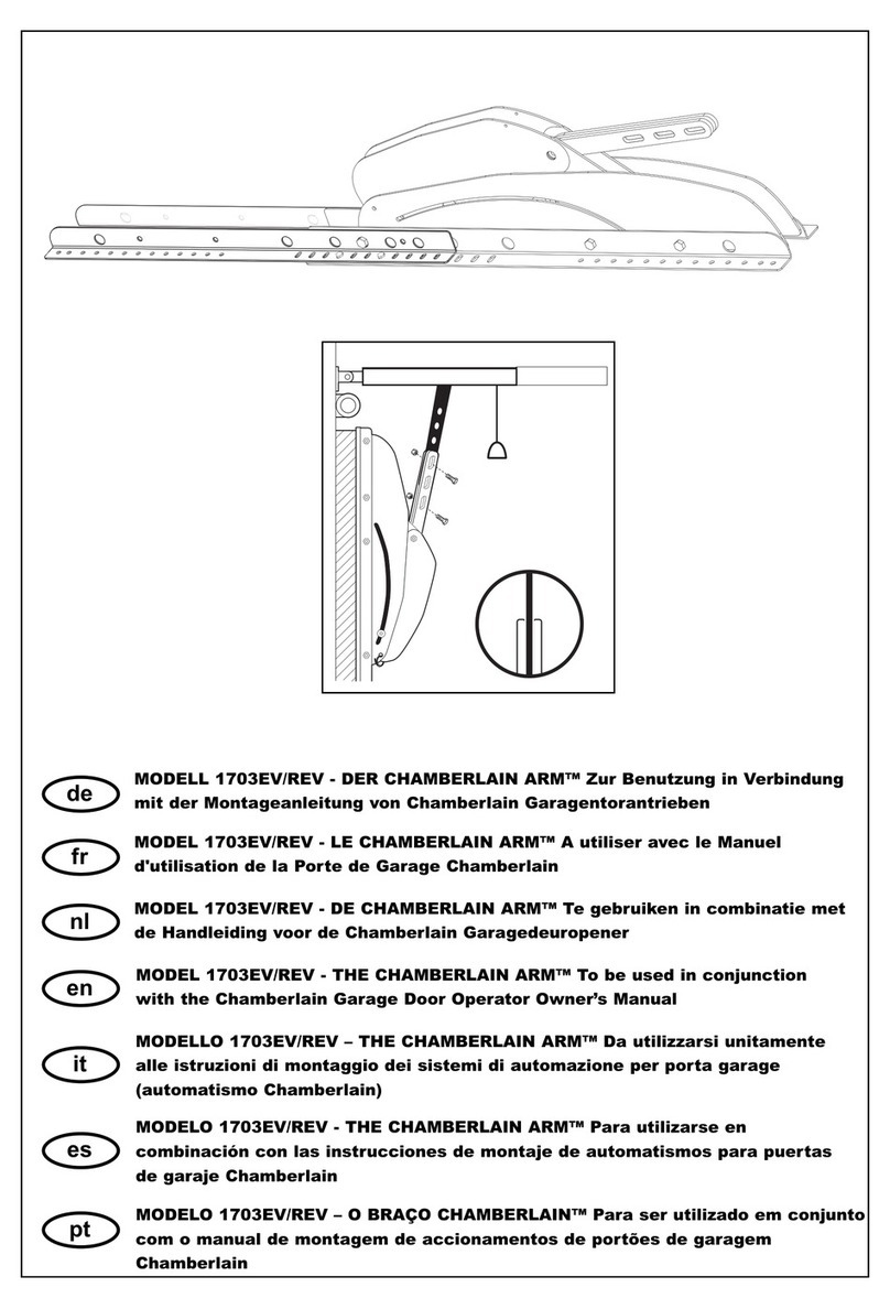 Chamberlain ARM 1703EV owner's manual Chamberlain ARM 1703EV owner's manual