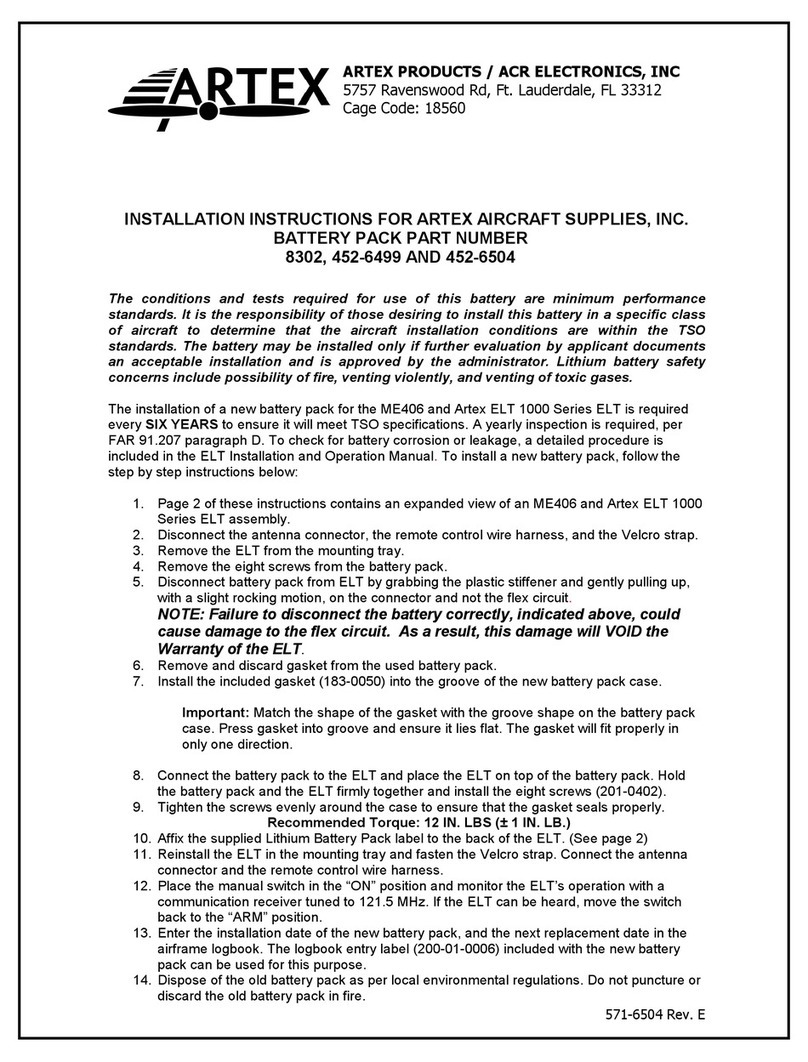 ARTEX 8302 installation instructions