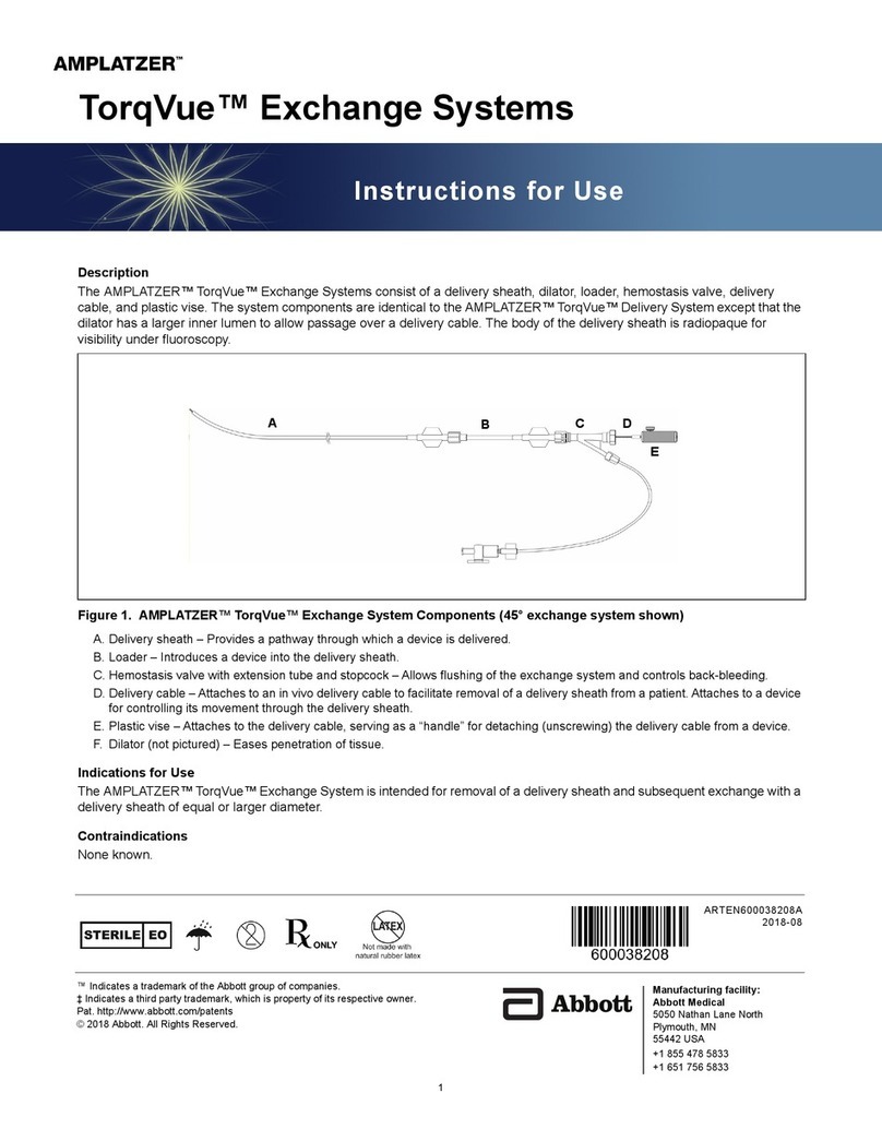 Abbott Amplatzer TorqVue Instructions for use