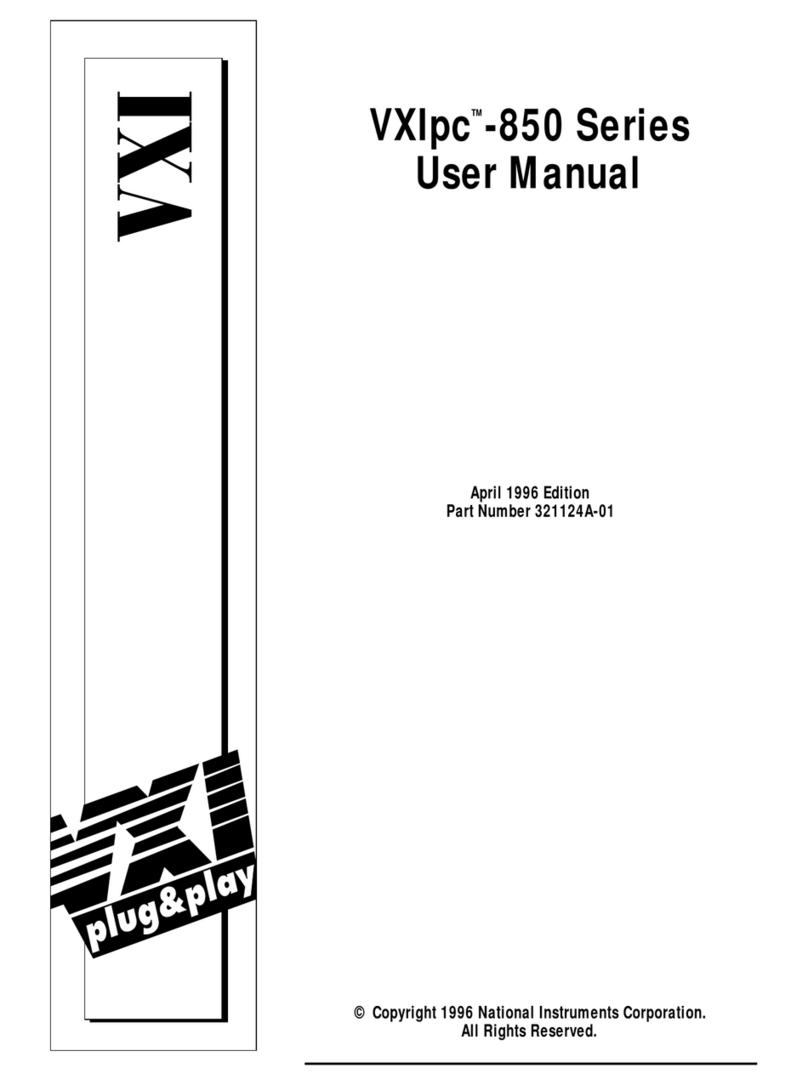 National Instruments VXIpc-850 Series user manual