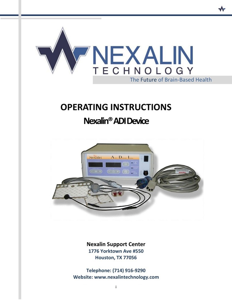 NEXALIN ADI operating instructions NEXALIN ADI operating instructions