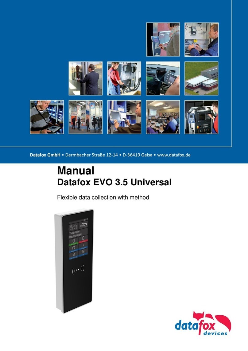 Datafox EVO 3.5 Universal manual