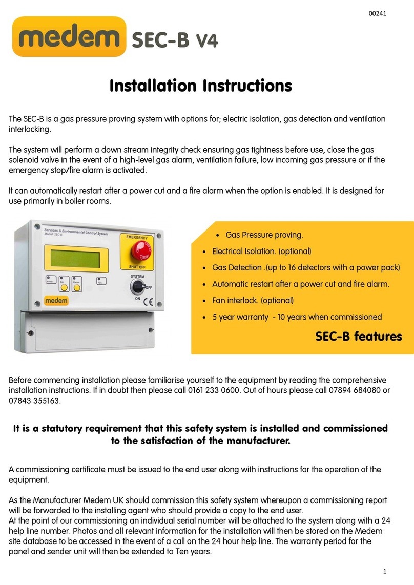 Medem SEC-B installation instructions