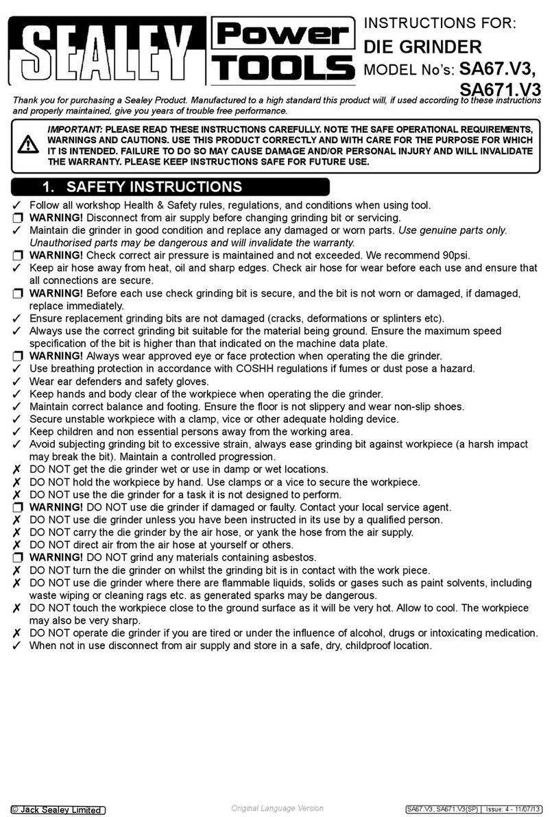 Sealey sa67.v3 instructions
