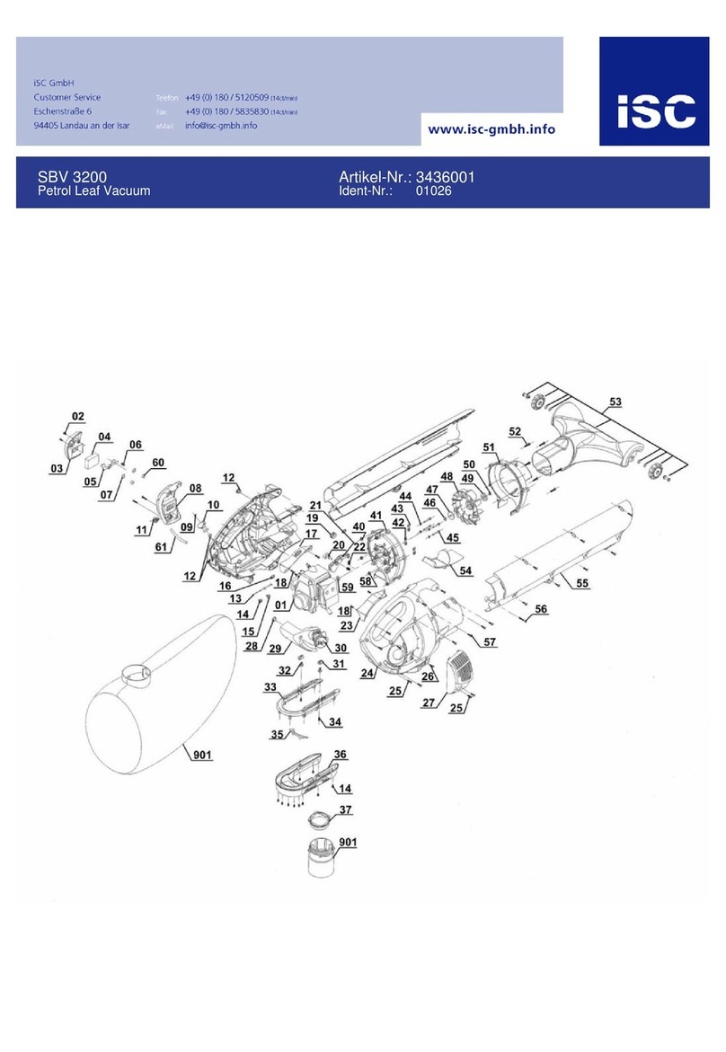 ISC SBV 3200 operating instructions