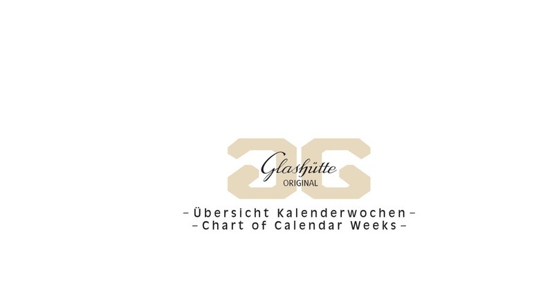 Glashütte SENATOR Calendar manual