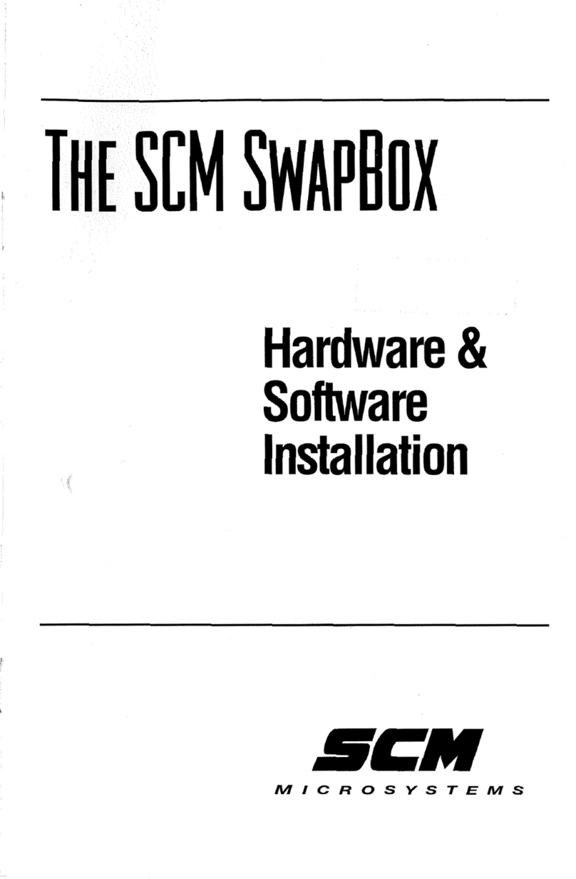 SCM SwapBox Series Hardware & software installation