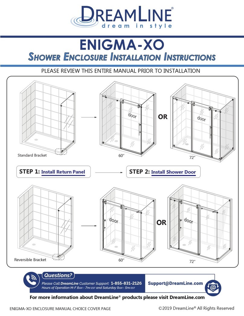 Dreamline ENIGMA-XO User manual Dreamline ENIGMA-XO User manual
