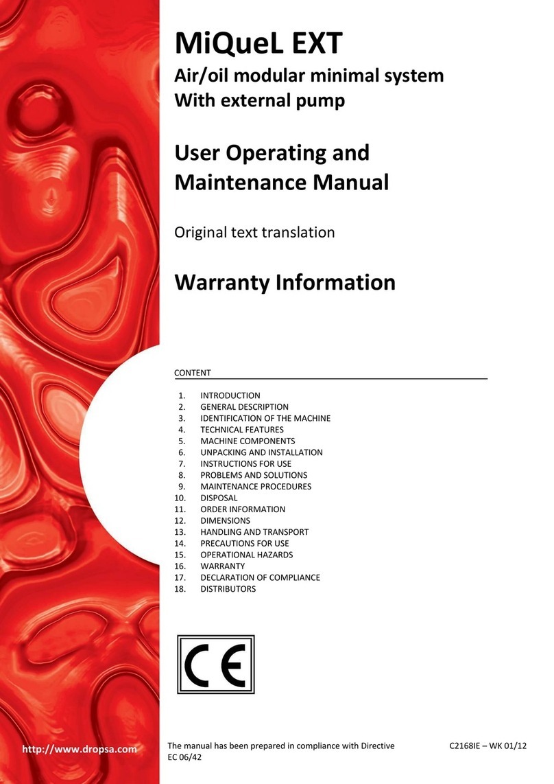 DROPSA MiQueL EXT Operation instructions