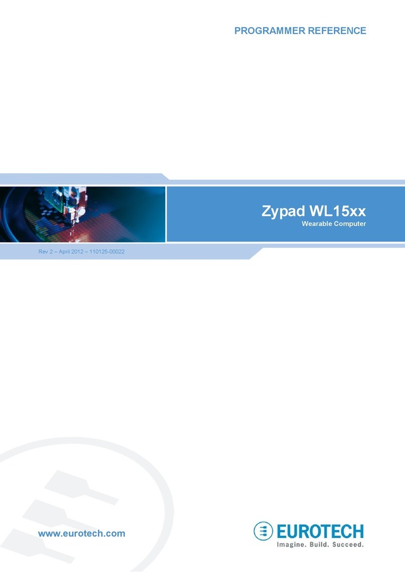 Eurotech Zypad WL15 Series Programmer's reference guide