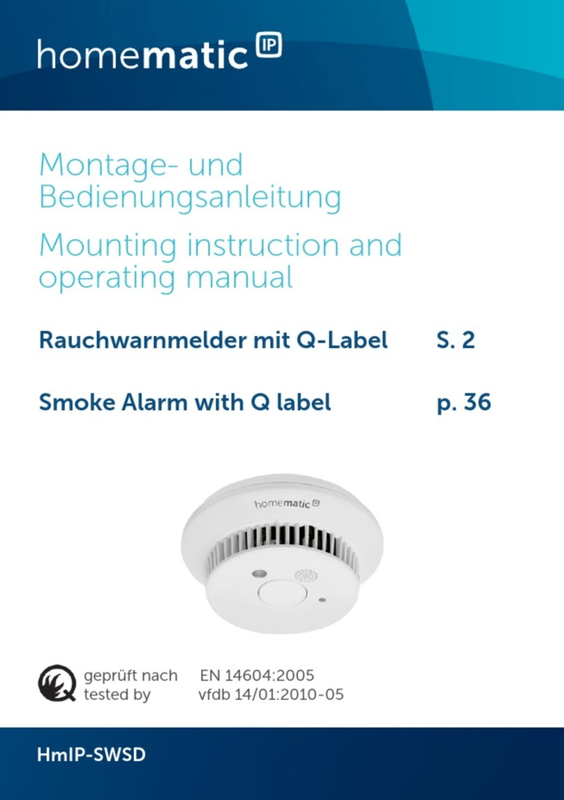 HomeMatic HmIP-SWSD Mounting instruction and operating manual HomeMatic HmIP-SWSD Mounting instruction and operating manual