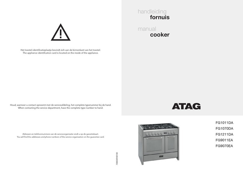 Atag FG1011DA manual