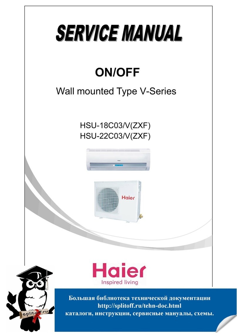 Haier V Series Service manual