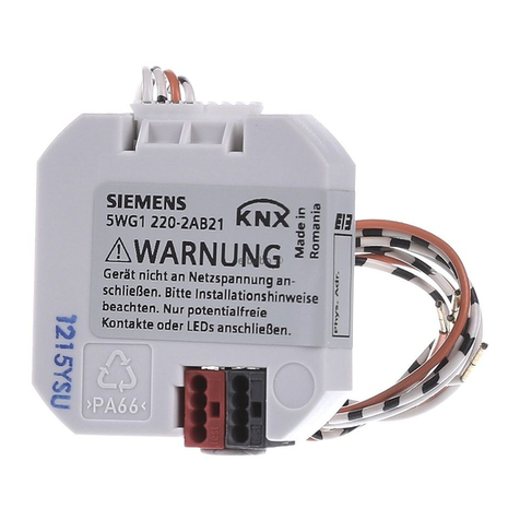 Siemens GAMMA instabus 5WG1 220-2AB21 Service manual