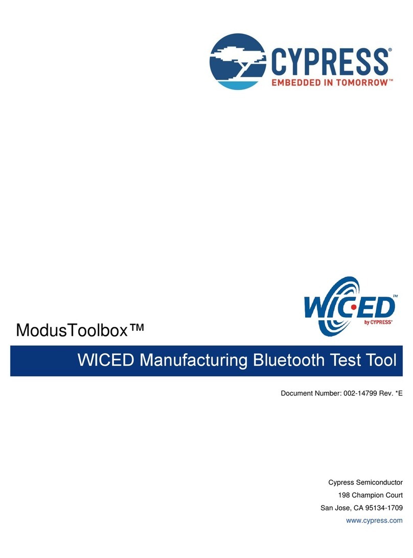 Cypress ModusToolbox User manual