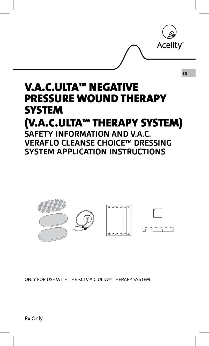 Acelity V.A.C. Ulta Safety information and application instructions