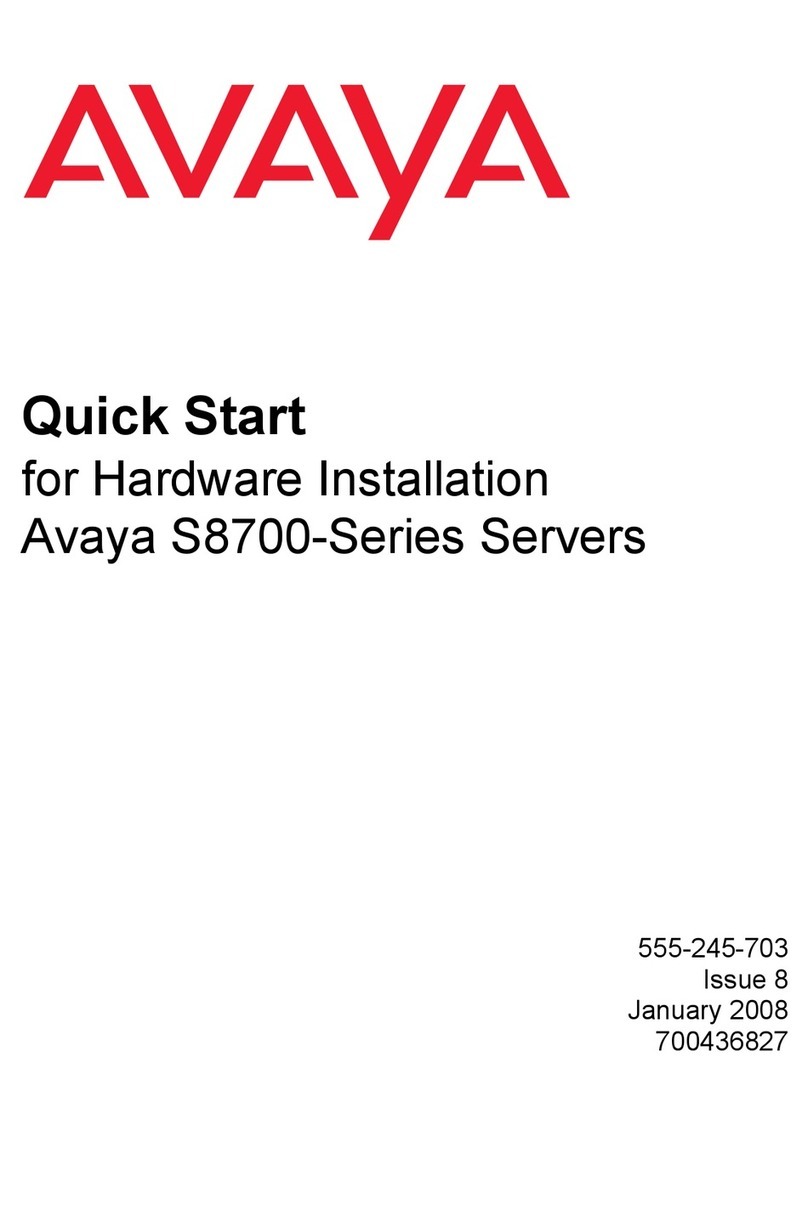 Avaya S8700 Series User manual