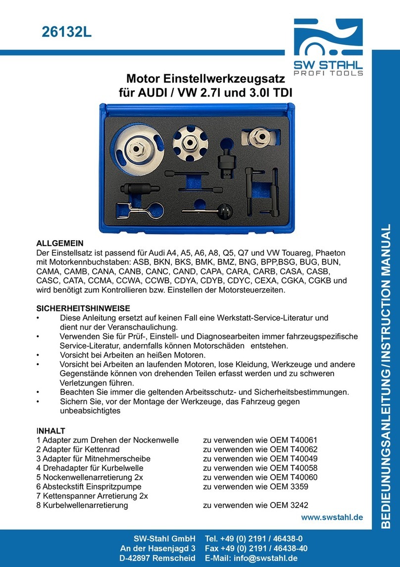 SW Stahl PROFI Tools 26132L User manual
