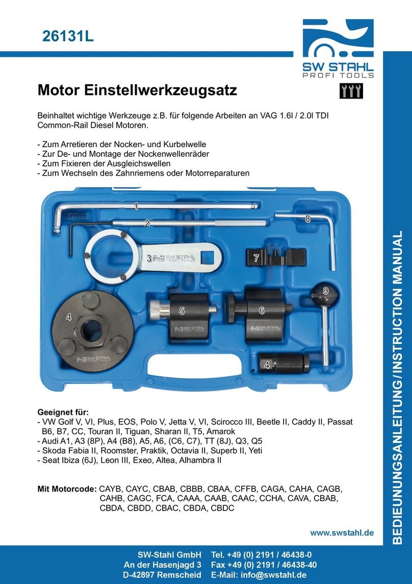 SW Stahl PROFI Tools 26131L instruction manual