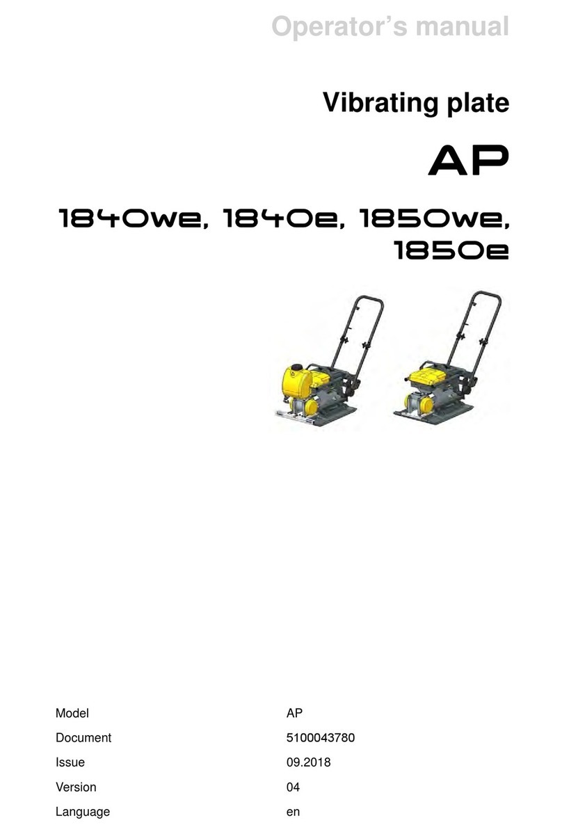 Wacker Neuson AP1840 Series Operator's manual