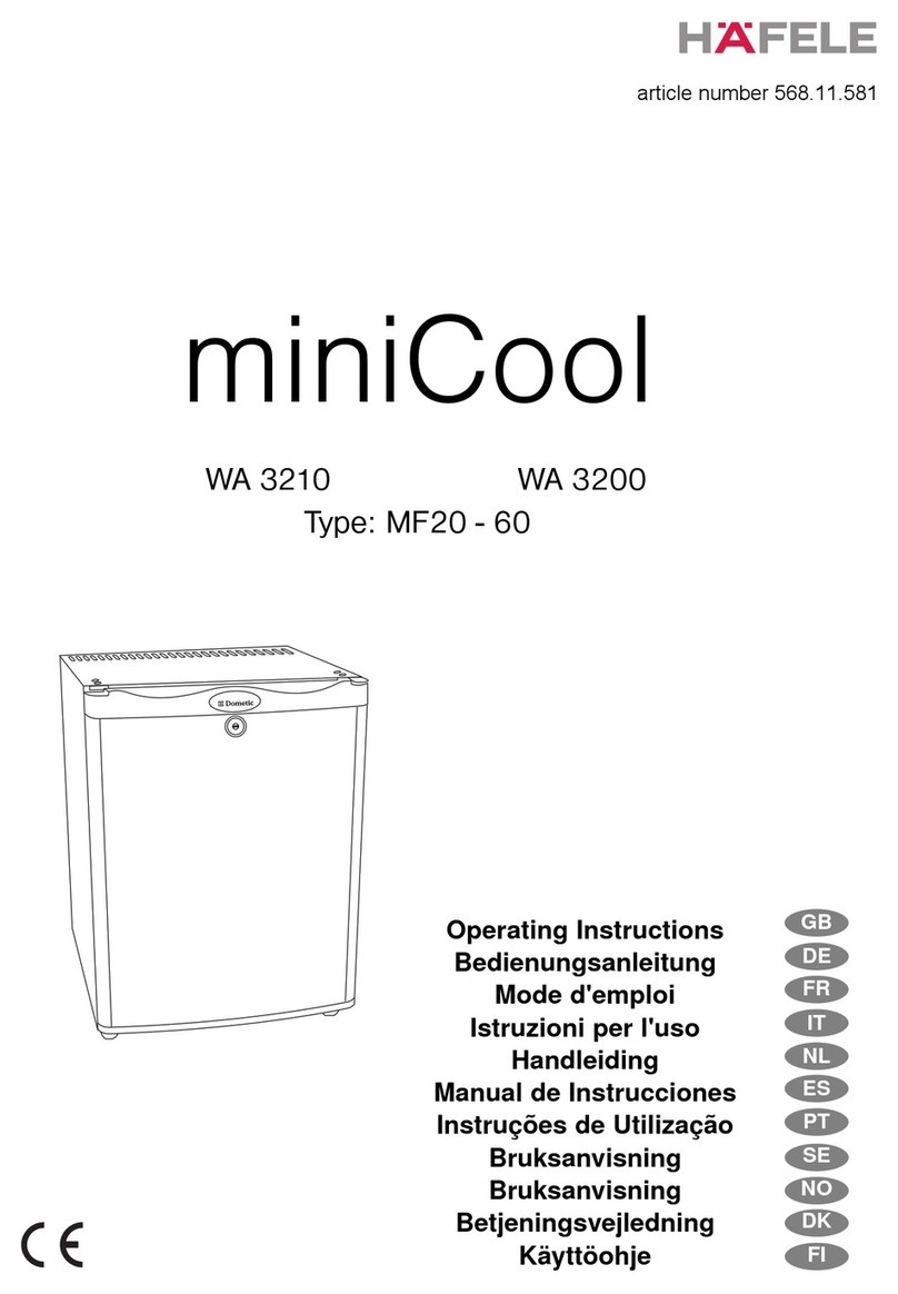 Hafele miniCool WA 3200 User manual