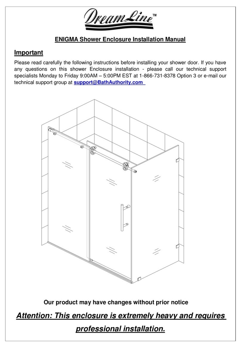 Dreamline ENIGMA User manual Dreamline ENIGMA User manual