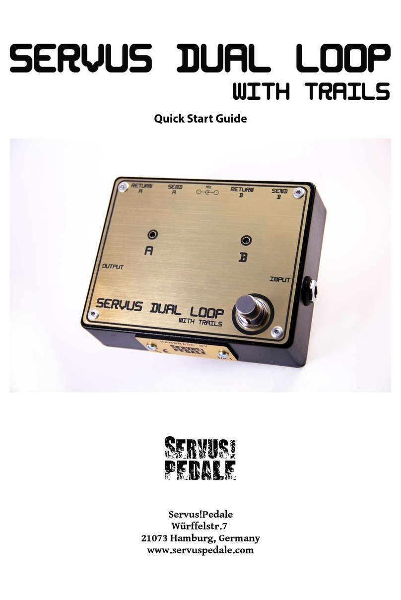Servus Pedale Dual Loop quick start guide