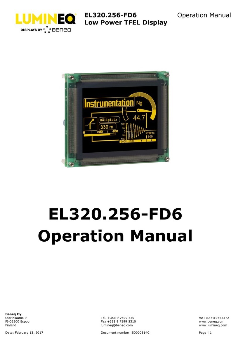 beneq Lumineq EL320.256-FD6 User manual