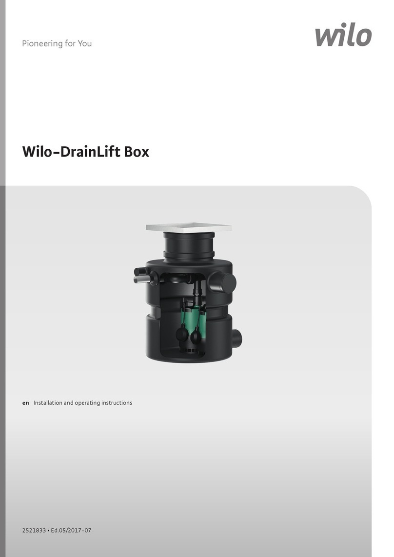 Wilo DrainLift Box Series User manual