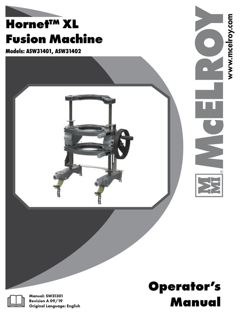 McElroy Hornet XL Series User manual