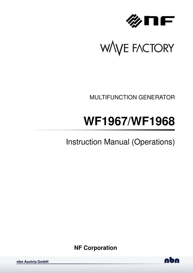NF WAVE FACTORY WF1968 Instruction Manual (operations