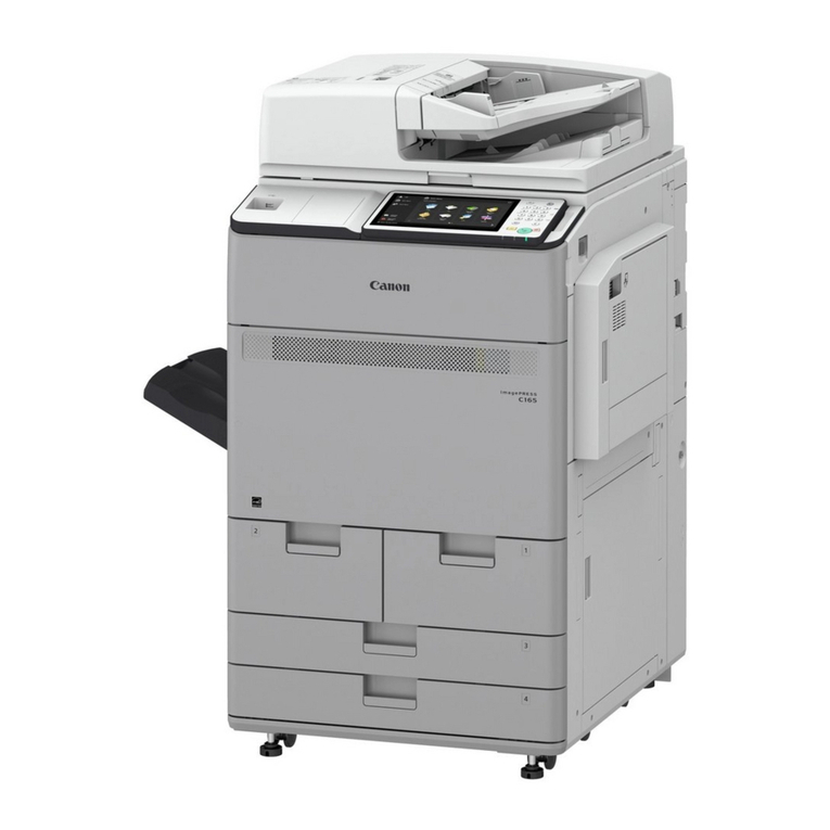 Canon imagePRESS C165 User manual