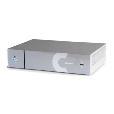 Clear One COLLABORATE ROOM Series User manual