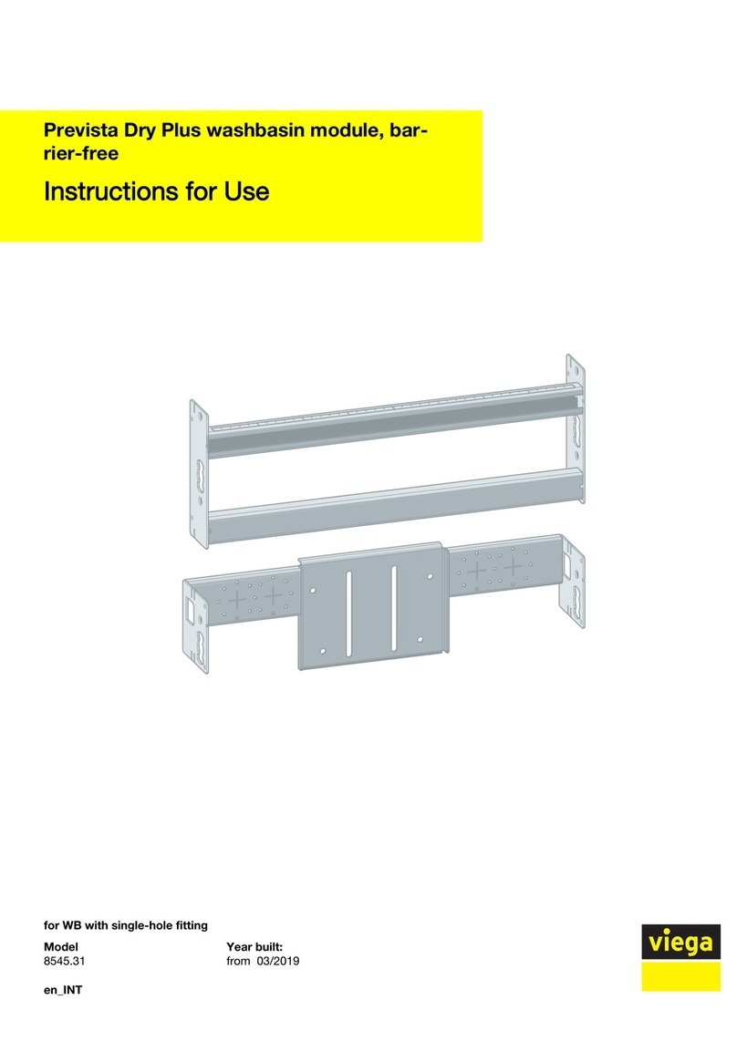 Viega Prevista Dry Plus 8545.31 User manual Viega Prevista Dry Plus 8545.31 User manual