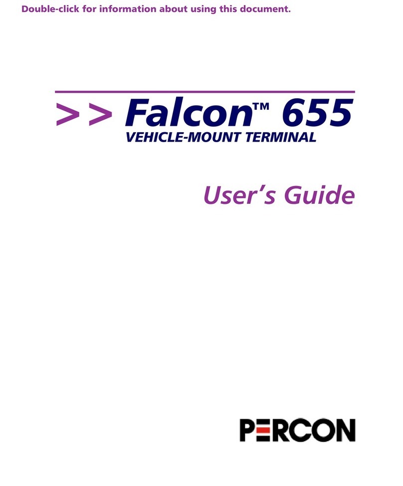 Percon Falcon 655 User manual