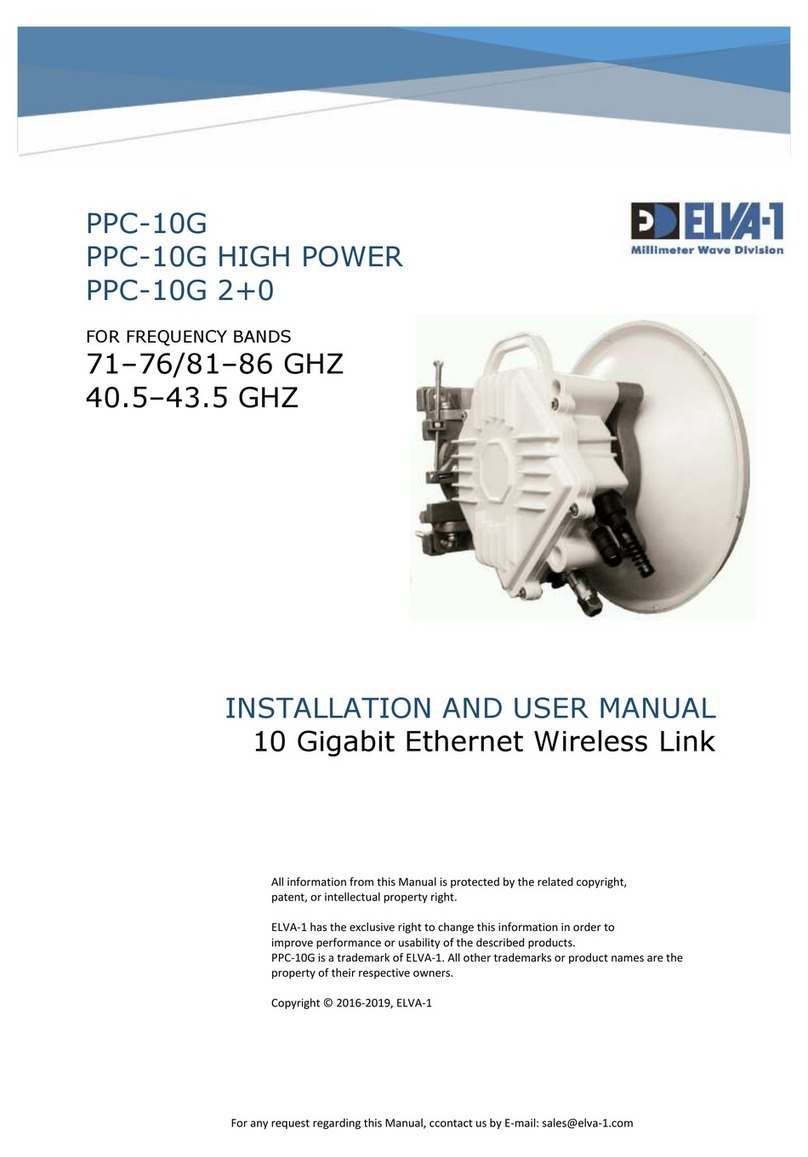 ELVA-1 PPC-10G Series Installation and user manual