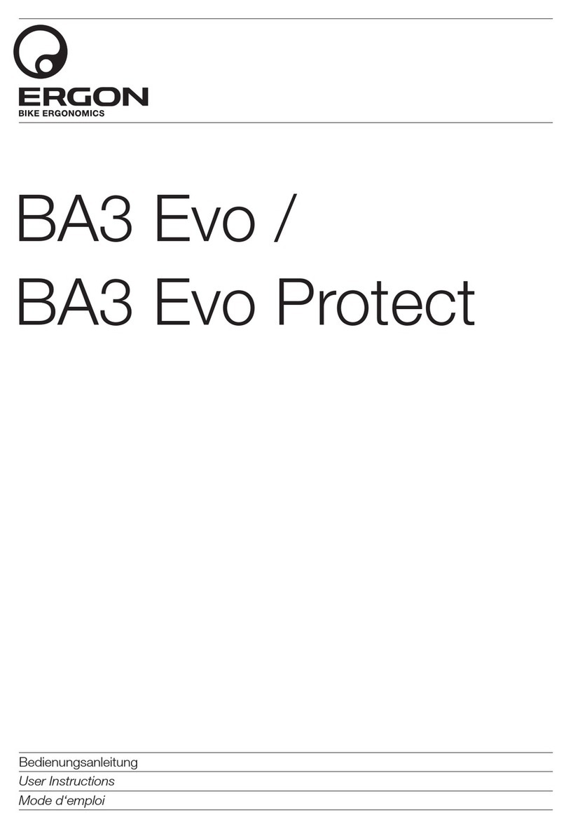 Ergon BA3 Evo Protect User instructions