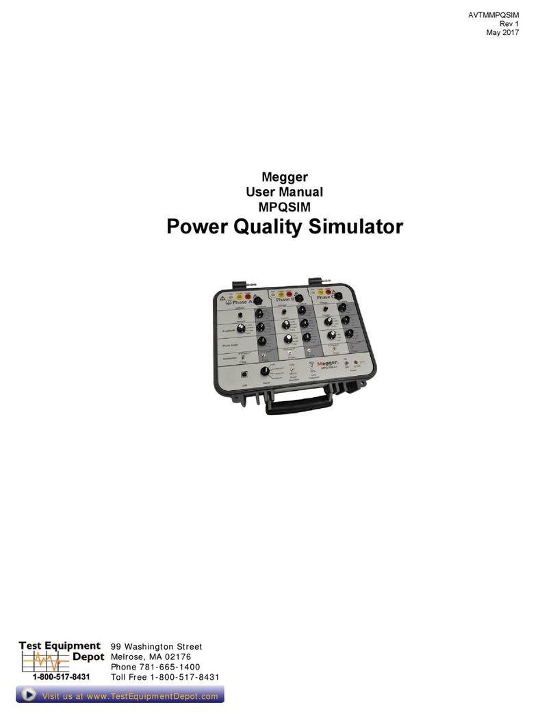 Megger MPQSIM user manual