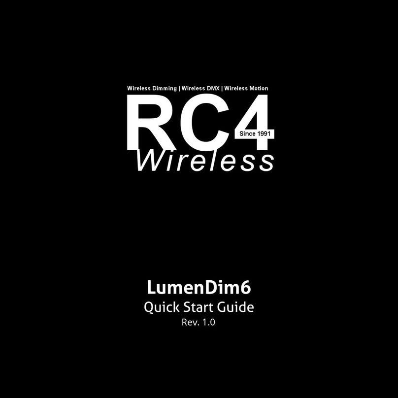 RC4 LumenDim6 quick start guide