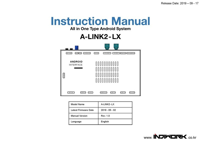 INDIWORK A-LINK2-LX instruction manual