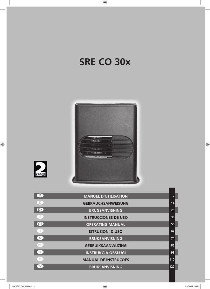 PVG SRE CO 301 operating manual