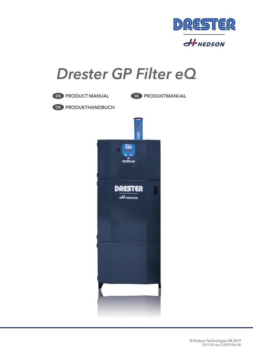 Hedson Drester GP Filter eQ product manual